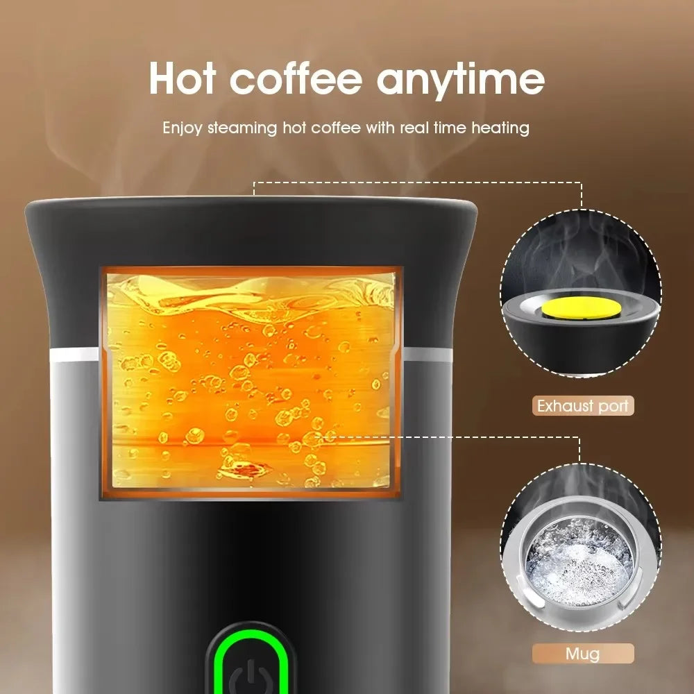 3-in-1 Capsule Powder Travel Coffee Maker